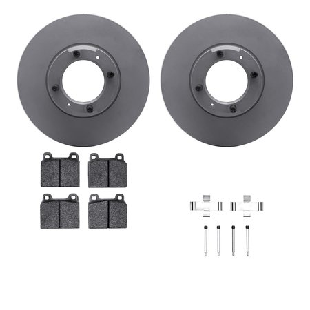 DYNAMIC FRICTION CO 6312-16004, Rotors with 3000 Series Ceramic Brake Pads includes Hardware 6312-16004